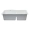 Alfi Brand White 33" Dbl Bowl Undermount Granite Composite Kitchen Sink AB3320UM-W - alternate 7